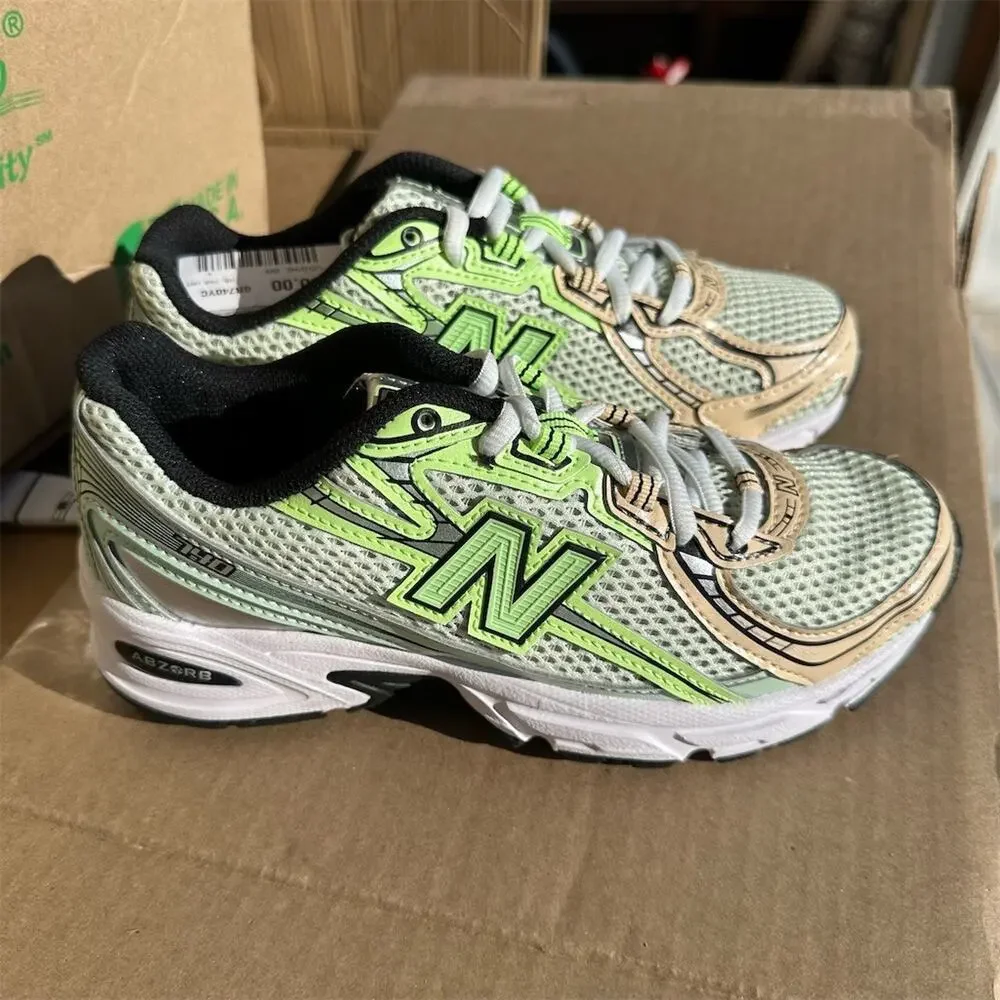 New Balance 740 Women's Sneakers Mint Flash Green Low Top Lace Up Size 5.5 | New